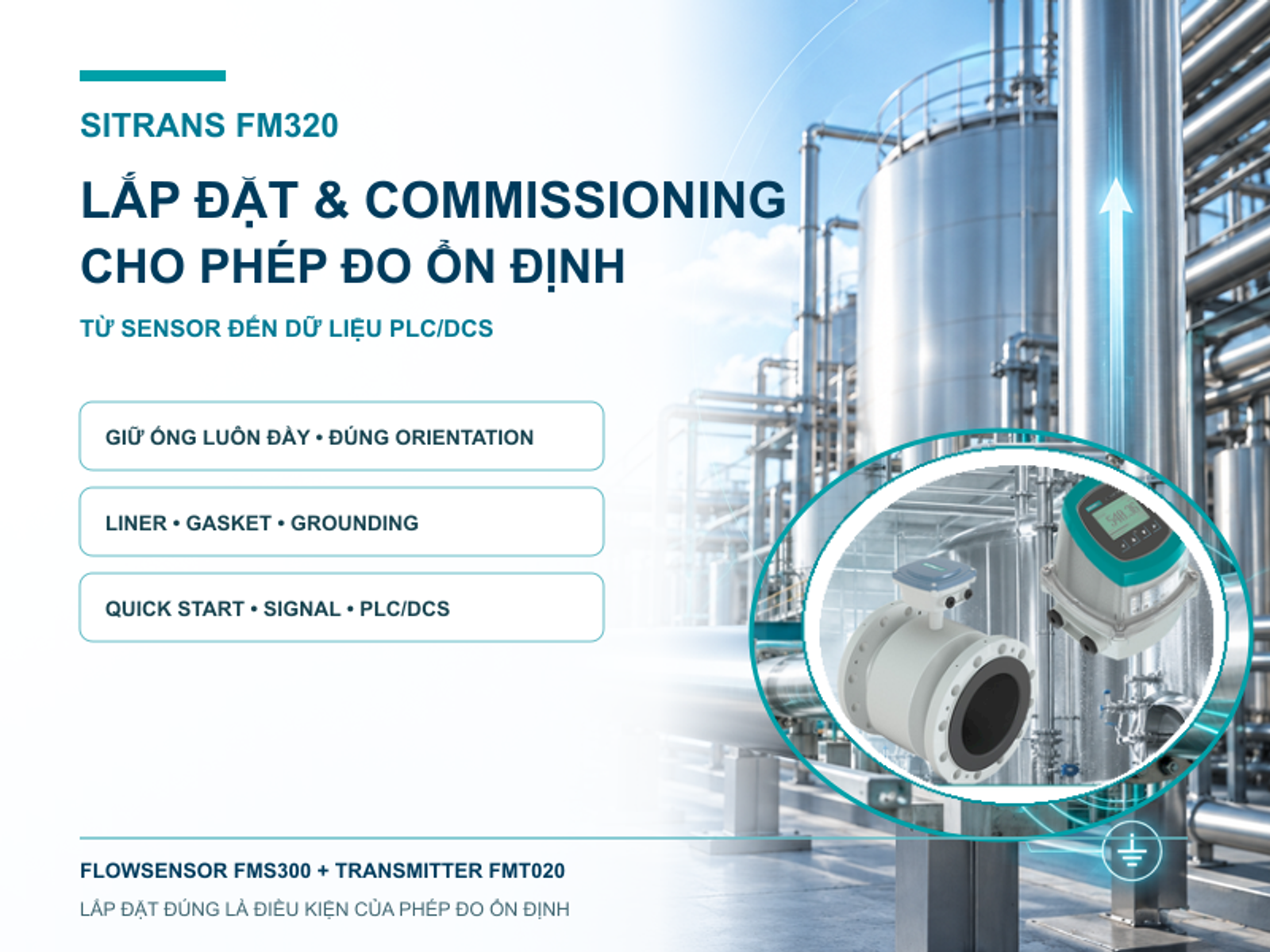 8 điểm cần chốt trước khi đặt hàng SITRANS FM320