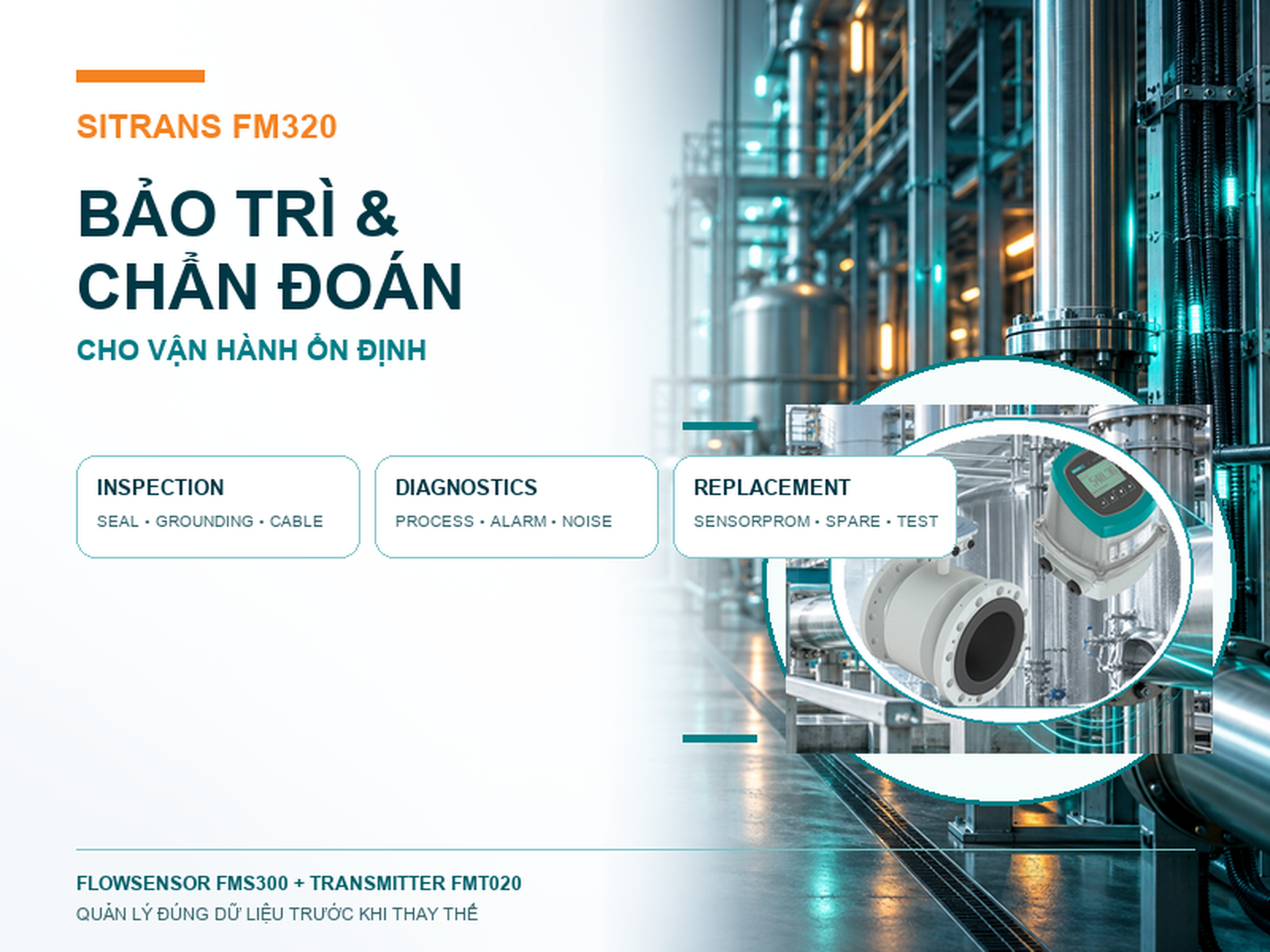 8 điểm cần chốt trước khi đặt hàng SITRANS FM320