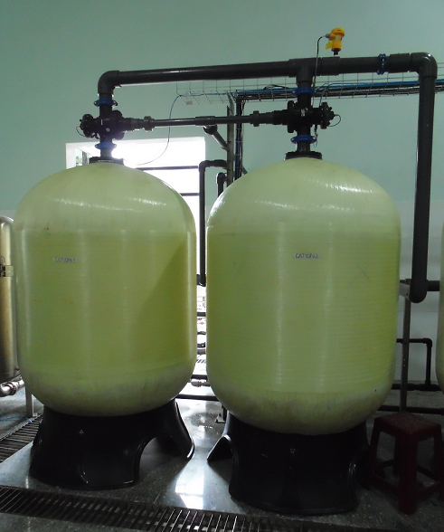 Hệ thống lọc Cation – Anion trong công nghệ lọc ngược từ dưới lên trên trong hệ xử lý nước nấu bia ở nhà máy bia tại Việt Nam